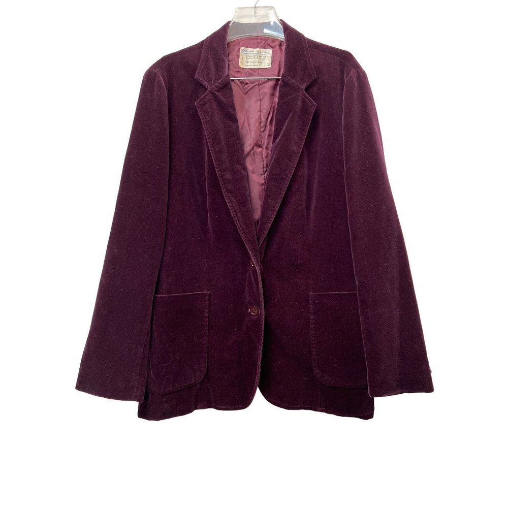 DC Vintage Velvet Blazer Classic Jacket Made in Japan